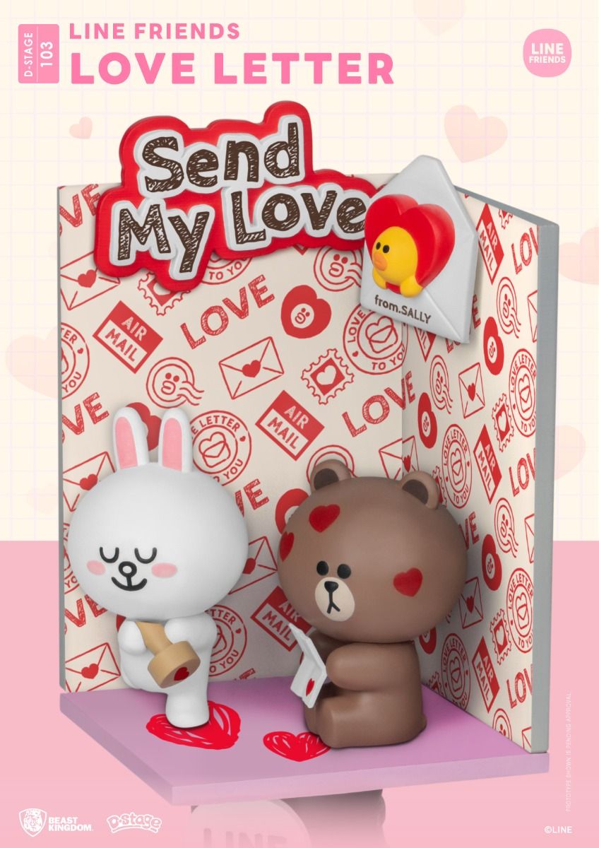 Beast-Kingdom USA | Line Friends-Love Letter