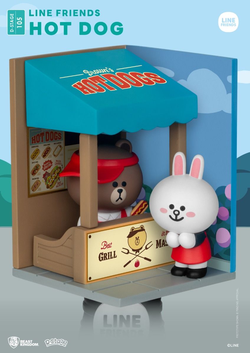 Beast-Kingdom USA | Line Friends - Hot Dog