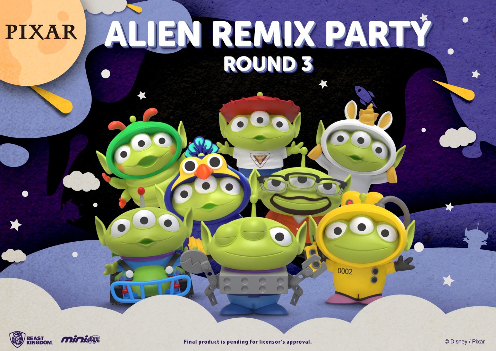 Beast-Kingdom USA MEA-050 Alien Remix Party Round Set