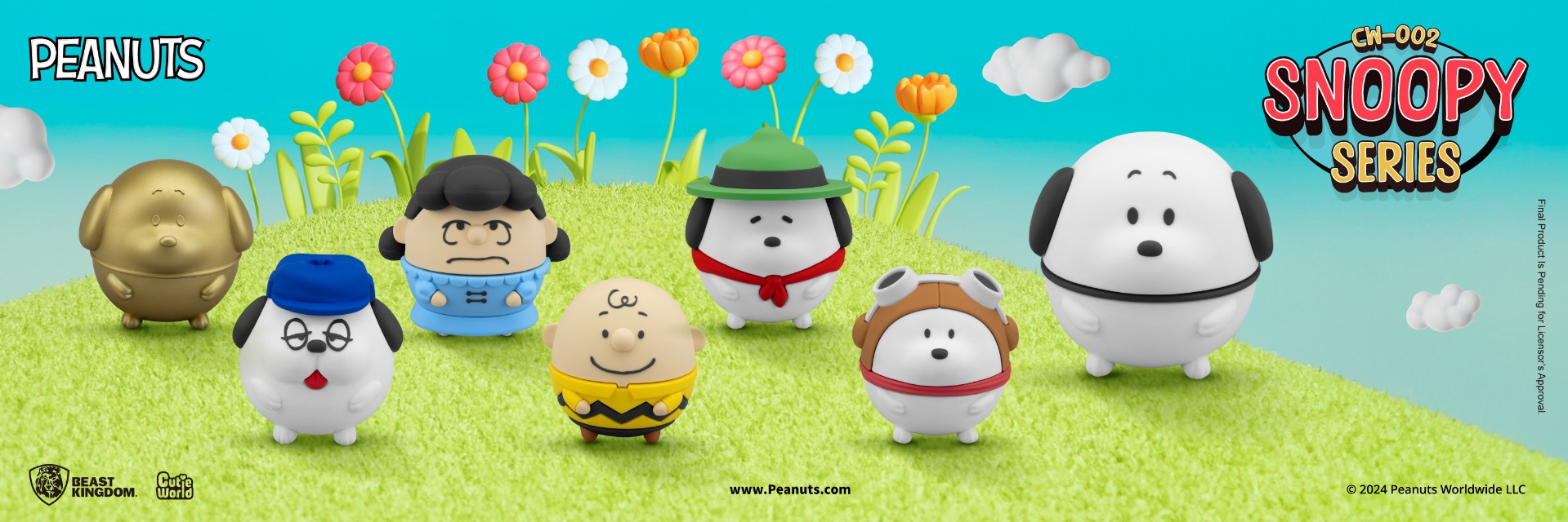 CW-002 Snoopy Series Blind Box Set (6 Pcs)