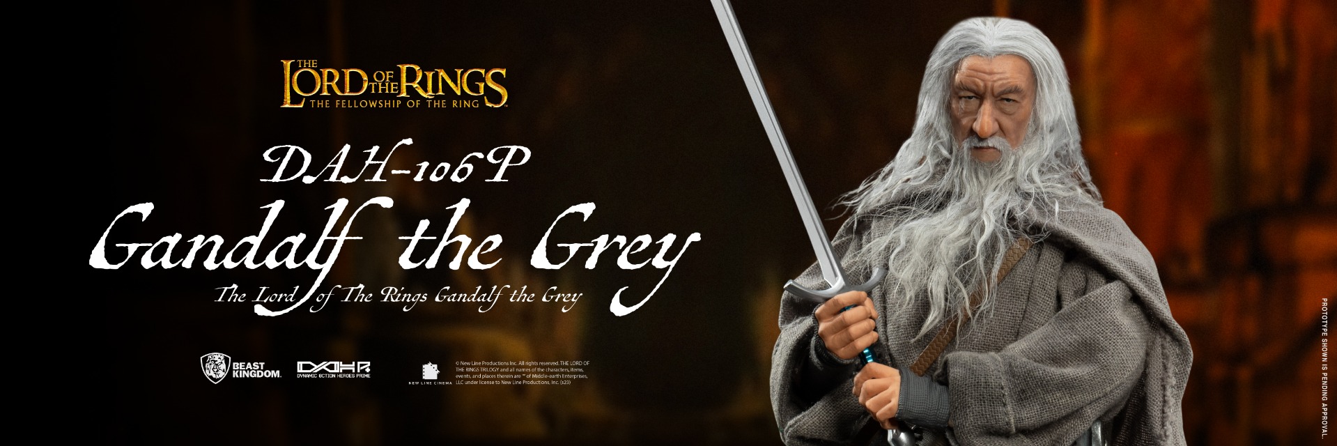 DAH-106P The Lord of The Rings Gandalf the Grey