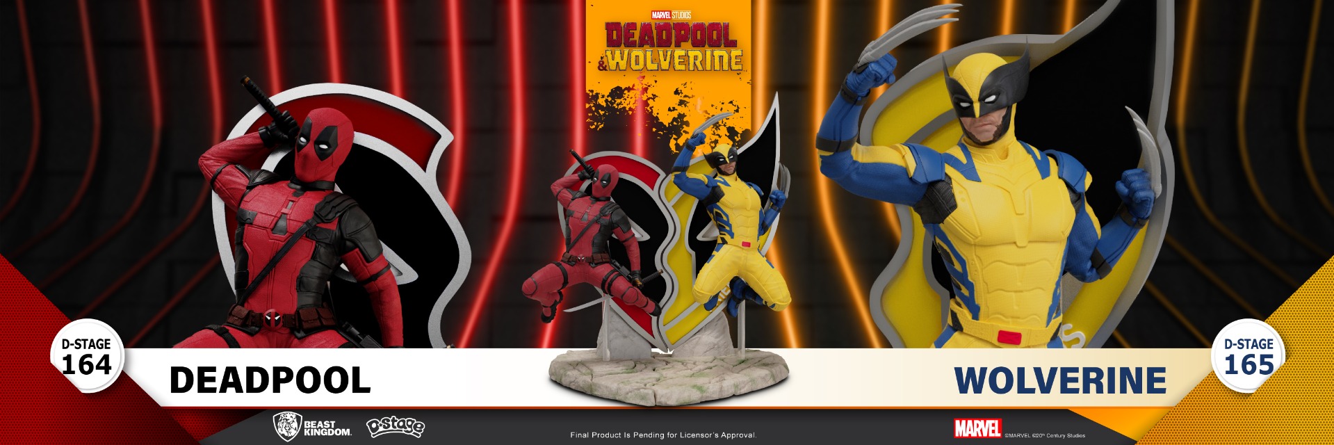 DS-164-Deadpool & Wolverine-Deadpool, DS-165-Deadpool & Wolverine-Wolverine