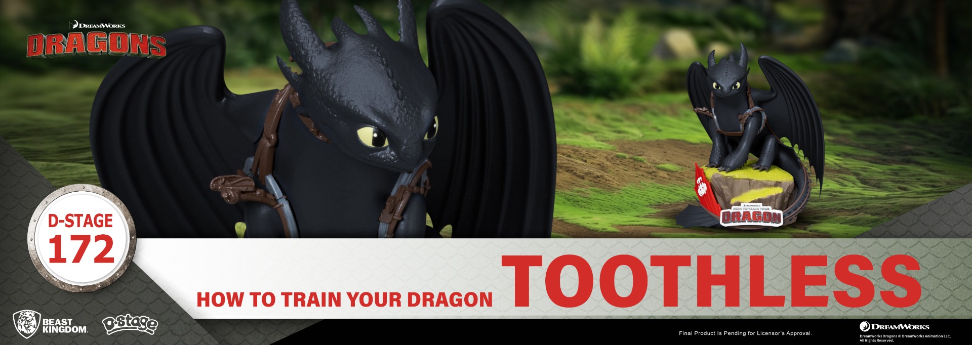 DS-172 - How to Train Your Dragon - Toothless