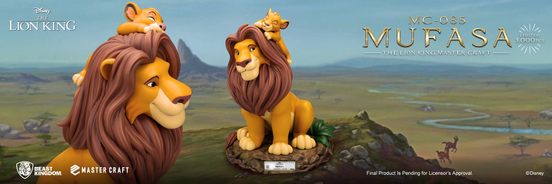 MC-085 The Lion King Master Craft Mufasa