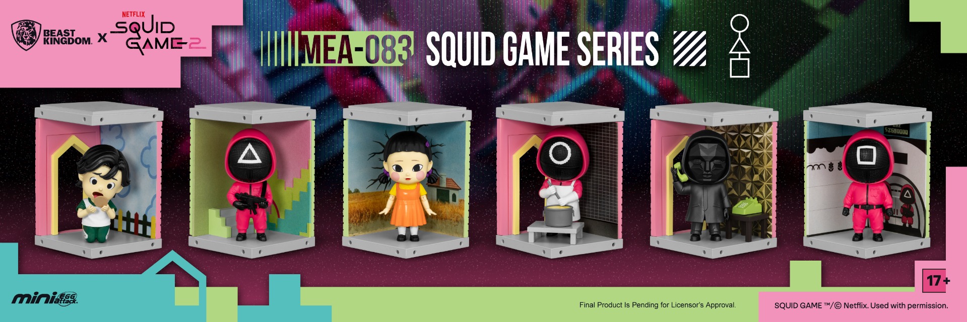 MEA-083 Squid Game Series Blind Box Set (6pcs)