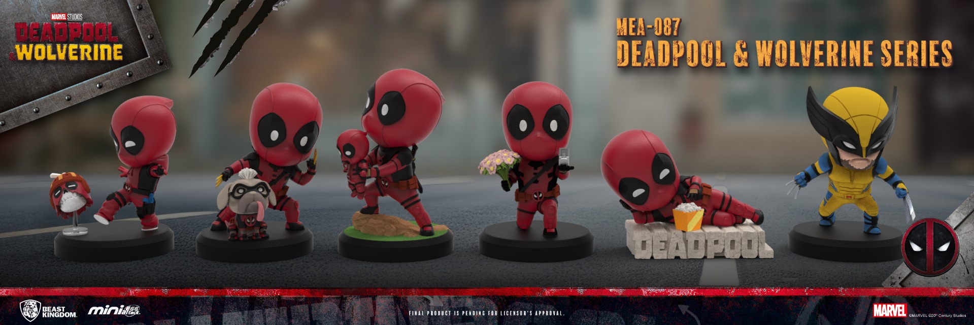 MEA-087 Deadpool & Wolverine Series Set (6 Pcs)